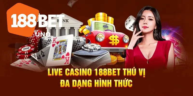 Casino 188BET: Sảnh cược chất lượng, đẳng cấp thế giới 3 Kho game casino hấp dẫn để người chơi trải nghiệm mỗi ngày.