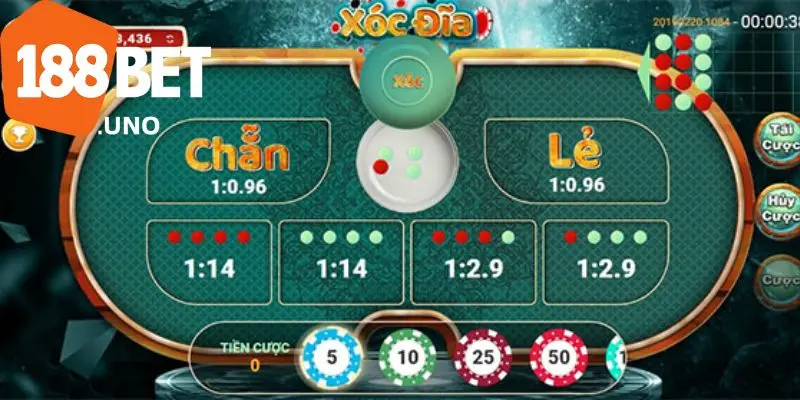 Xóc đĩa online 188BET: Cơ hội giúp bạn đổi đời cực nhanh 5 Quy trình đặt cược và nhận kết quả của Xóc Đĩa trực tuyến tại 188BET