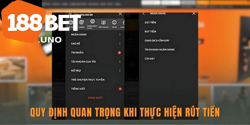 Rút tiền 188BET: Giao dịch an toàn với thao tác đơn giản 4 Thời gian rút tiền tại 188BET khoảng 1 đến 3 ngày