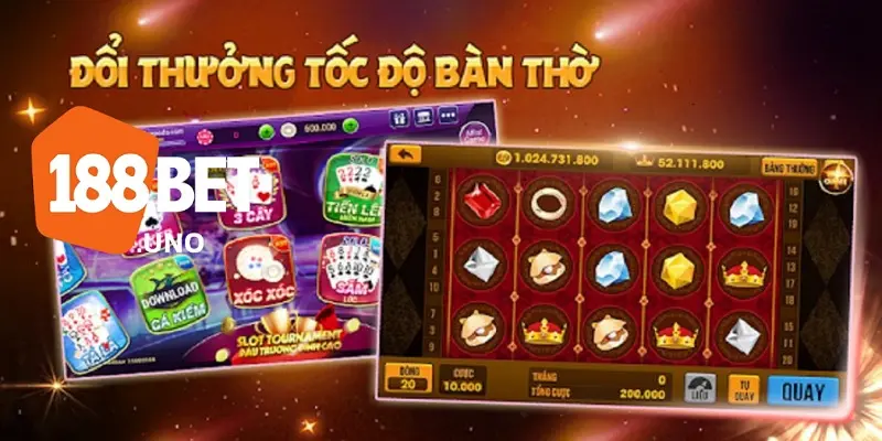 Game đổi thưởng 188BET với hàng ngàn game hấp dẫn.